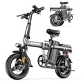 thumbnail image 1 of HiyViy 14" Folding Electric Bike for Adults Teens,700W Peak Motor 48V/10AH Battery, Commuter City Ebike, UL2849, 1 of 9