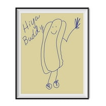 Hiya Buddy Note Poster Pam Beesly Michael Scott The Office Dunder Mifflin Gift