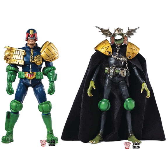 Hiya Toys Judge Dredd: Gaze into The fist of Dredd 1:18 Scale PX Action Figure Two-Pack