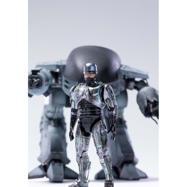 Hiya Toys SDCC 2022 Limited Edition ED-209 vs Robocop 1:18 Scale