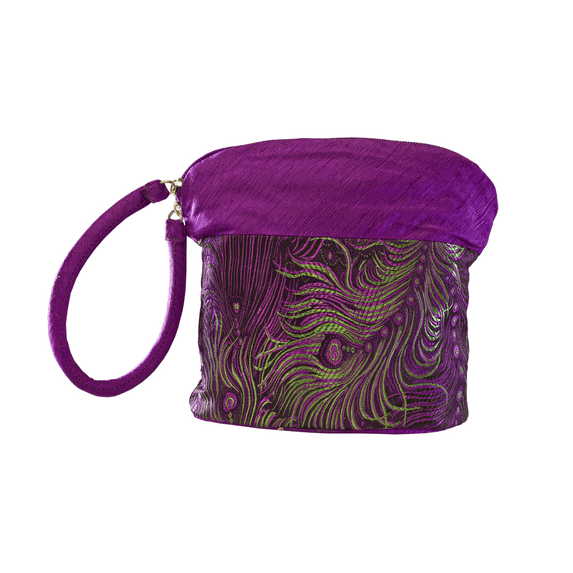 HiyaHiya Small Project Bag for Knit and Crochet - Purple Feather