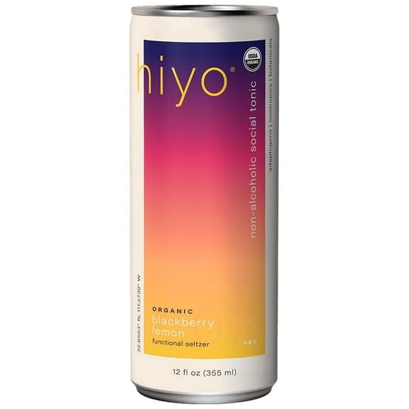 Hiyo Seltzer Blackberry Lemon 12 fl oz (Pack Of 12)