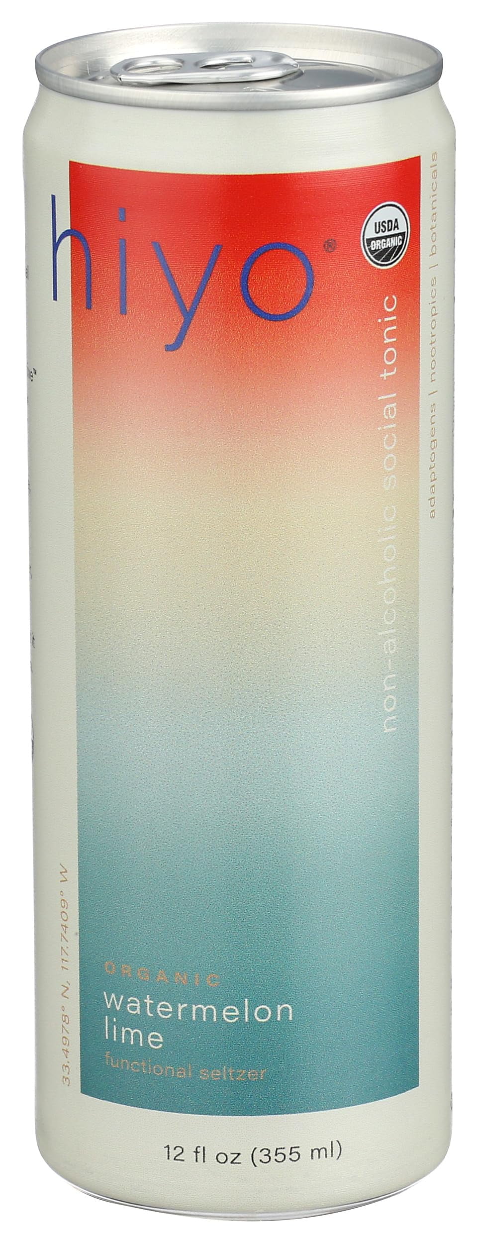 Hiyo Seltzer Watermelon Lime 12 fl oz (Pack Of 12) - Walmart.com