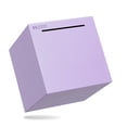 thumbnail image 1 of Hizgo Purple Stainless Steel Piggy Bank for Adult, Must Break to Open Money Saving Box (Purple 4.72 Inch), 1 of 6