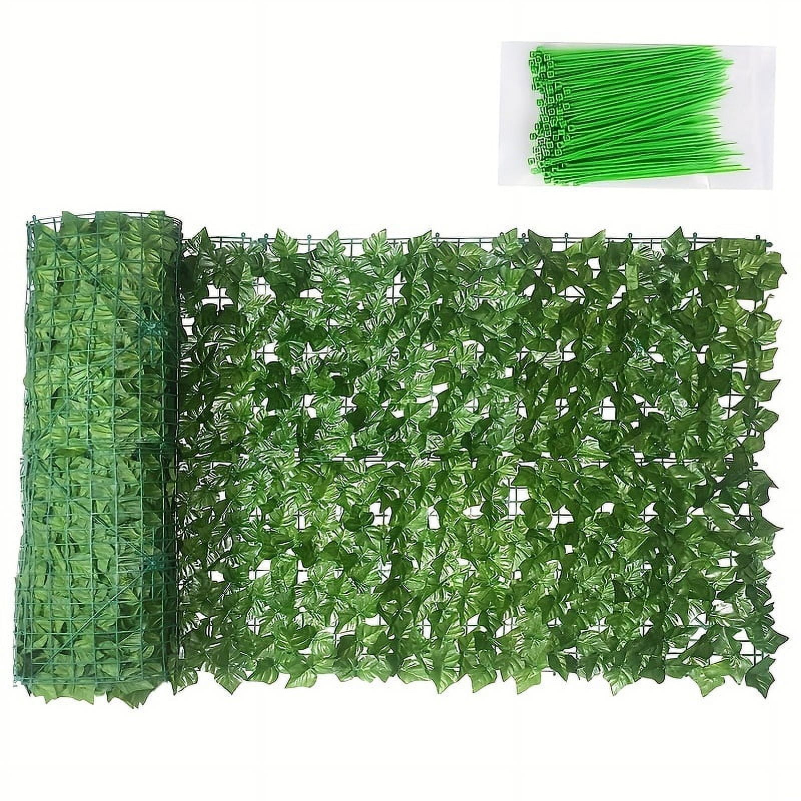 Hiziwimi 118x19 in Artifical Ivy Privacy Fence Screen, Faux Ivy Vine ...