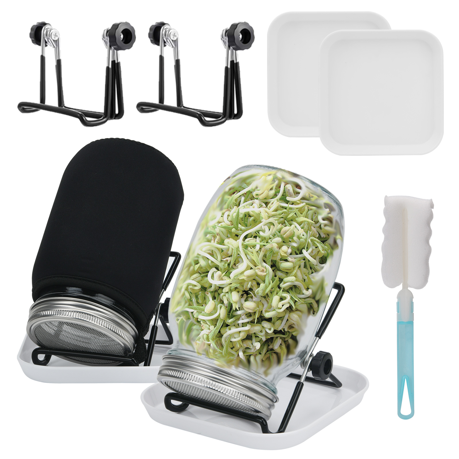 2 Fine Mesh Nut Milk Jelly Strainer Bags (1 Gal) XL Extra Large