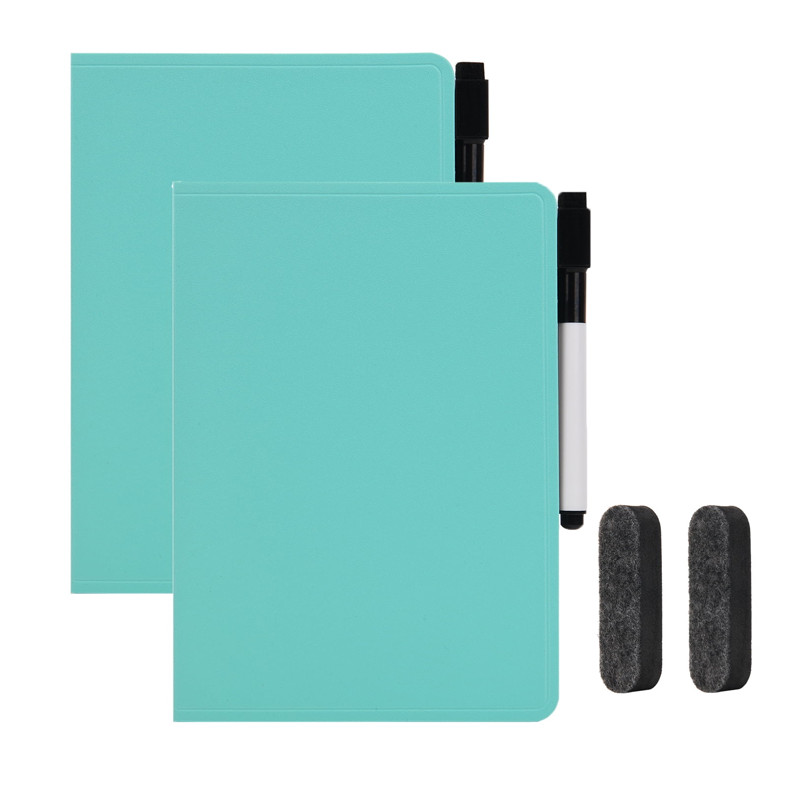 Hiziwimi 2PCS Whiteboard Notebook Reusable Dry Erase Whiteboard with
