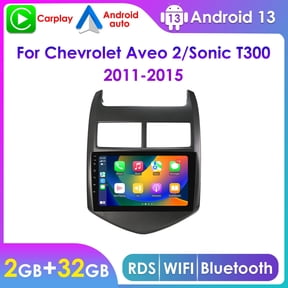 Hizpo 9" Touch Screen Android 13 Apple CarPlay 2+32GB WiFi AUX Car Stereo Radio Head Unit Multimedia GPS Navigation Player In Dash For Chevrolet Chevy Aveo Sonic 2011 2012 2013 2014 2015