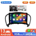 thumbnail image 1 of Hizpo 9" Touchscreen Android 13 Bluetooth Apple CarPlay 64GB Car Stereo Radio Head Unit Multimedia GPS Navigation Player For Nissan Juke 2010 2011 2012 2013 2014, 1 of 17