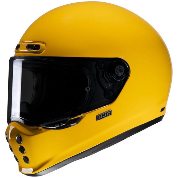 Hjc V10 Solid Helmet (XX-Large, Deep Yellow)