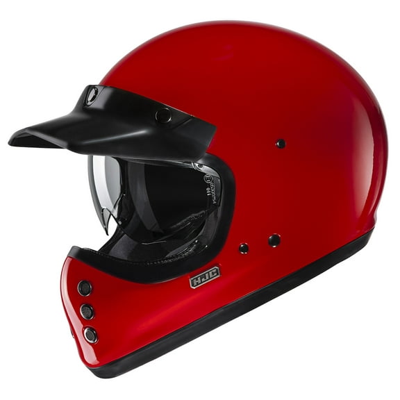 HJC V60 Solid Motorcycle Helmet Red SM