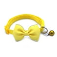 Hjktuzi Pet Collars Cat Collar Breakaway with Cute Bow Tie and Bell for