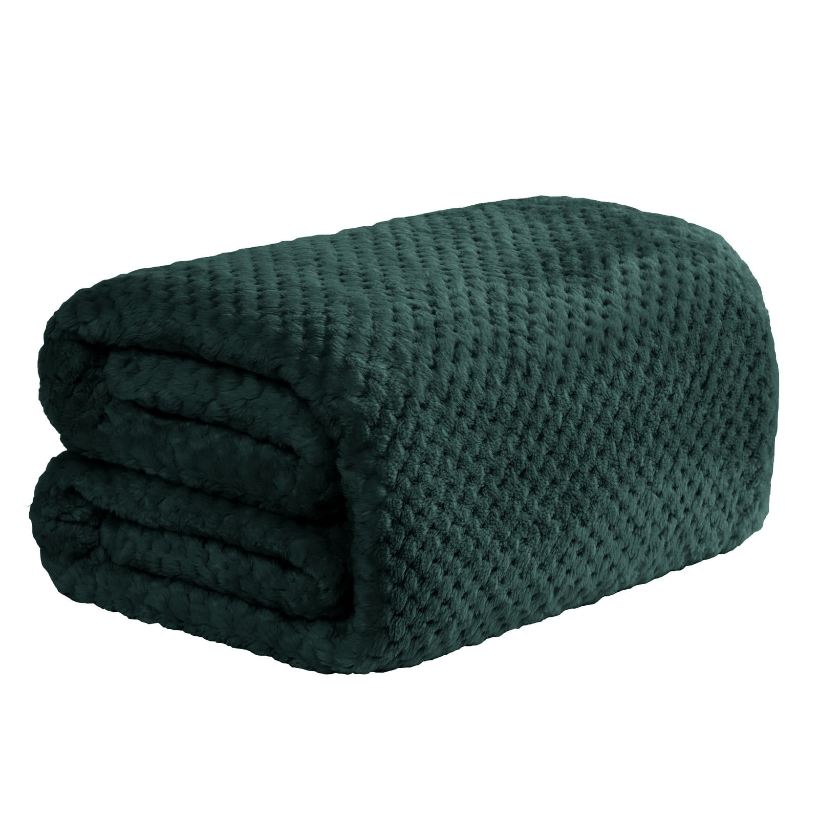 Hjktuzi Solid Color Pineapple Plaid Flannel Blanket Coral Velvet Sofa