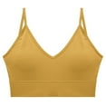 thumbnail image 1 of Hjlmsx Bras for Women Ribbed Full Coverage Wireless Everyday Bra Soft Liftup High Stretch Bras Thin Breathable Underwear, 1 of 3