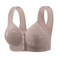 thumbnail image 1 of Hjlmsx Push Up Bra for Women Plus Size Front Closure Wireless Bras Comfort No Underwire Breathable Everyday Bra, 1 of 8