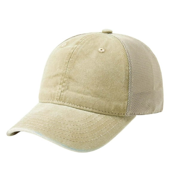 Hjtefg Kids Baseball Cap - Lightweight Breathable Sun Hat for Outdoor Play, Adjustable Sports Hat for Toddler Boys & Girls, Comfortable Kids' Headwear,Color: Khaki Size: One Size