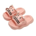 thumbnail image 1 of Hjtefg Kids Slippers - Soft Lightweight EVA Toddler Sandals for Boys & Girls, Cute Cartoon Design Breathable Play Shoes, Comfortable Outdoor Footwear,Color: Pink Size: 5-6 Years, 1 of 3