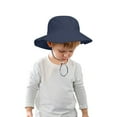 thumbnail image 1 of Hjtefg Kids Sun Hat - Breathable Fisherman Style Hat, Wide Brim Beach & Outdoor Play Hat for Boys & Girls, Adjustable Sun Shade,Color: Navy Size: 2-6 Years, 1 of 4
