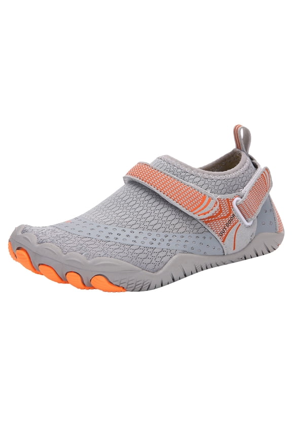 Kids' Water Play Shoes - Comfortable Beach-Ready Footwear for Girls | Quick-Dry Versatile Sneakers | Flexible Sole for Outdoor Activities,Color: 3-Grey Size: 11.5
