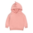 thumbnail image 1 of Hjtefg Kids' Zip Hoodie - Warm Winter Pullover for Boys & Girls, Cozy Casual Outerwear,Color: Pink Size: 2-3 Years, 1 of 8