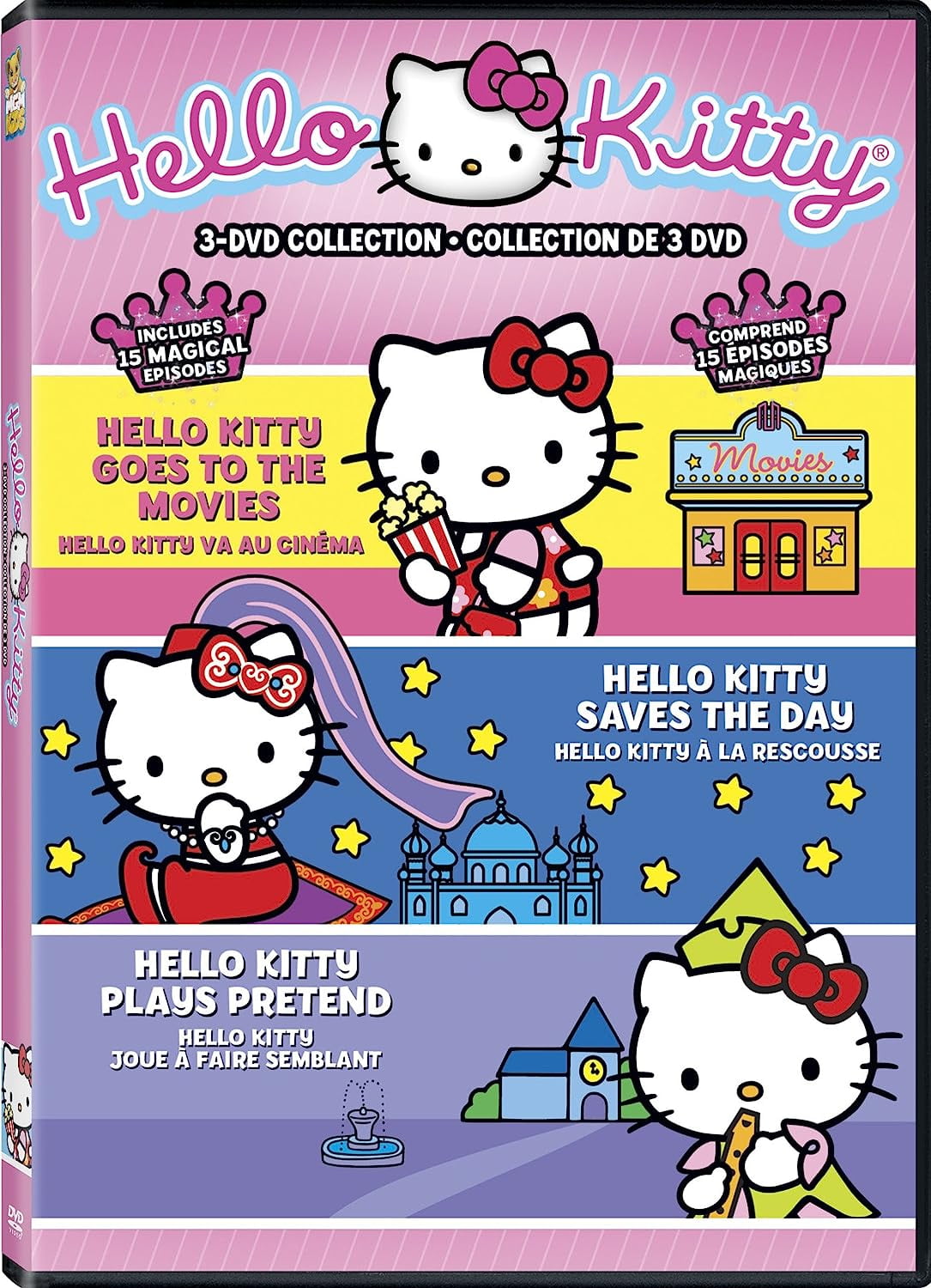 Hk:Hello Kitty 3Pk-Cb Sm Rpkg [Dvd] - Walmart.com