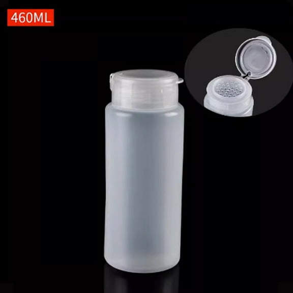 Hkapeg 460ml Plastic Spice Jar with Shaker Holes Clear Seasoning Bottle for Pepper Salt Cumin Powder Barbecue Rubs and Kitchen Cooking Storage Home Kitchen Decor