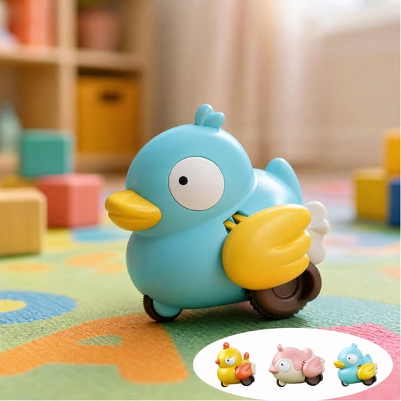 Hkapeg Clockwork Chickmobile 6 Months+ To Wind Up Bird Duckling Chick Early Education for 24 Months+s and 24 Months+s Christmas Gifts
