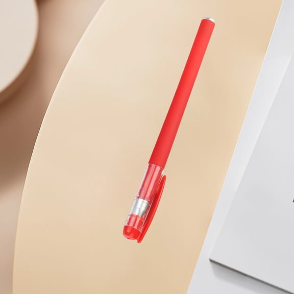Hkapeg Ink Pen 0.5mm Black Ink Frosted Serrated Smooth Writing Quick Dry Grip for Office Paperwork Home Note Jotting and Daily Household Recording