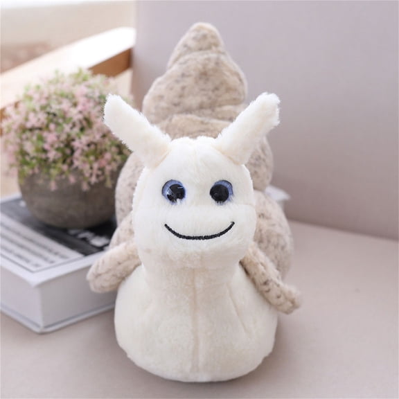 Hkapeg Toys Snail Stuffed Plush Toy Soft PP Cotton Filling Exquisite Embroidery Special Colors Smooth Texture Cute Animal Doll for Decoration Cuddling Birthday Gift