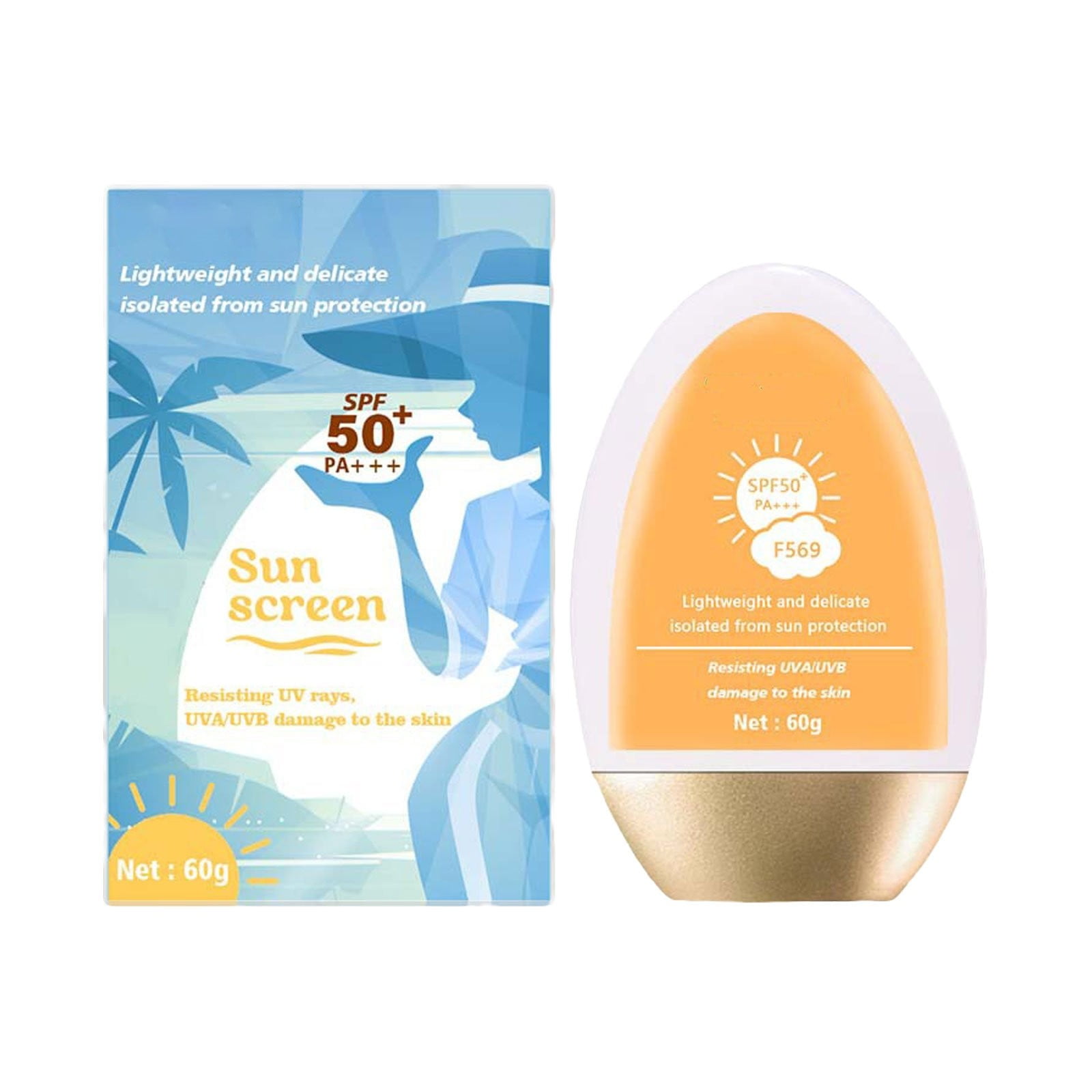 Hkkeartt FaceBody Sunscreen with Zinc Oxide Sunscreen Spf 50 Prime Day