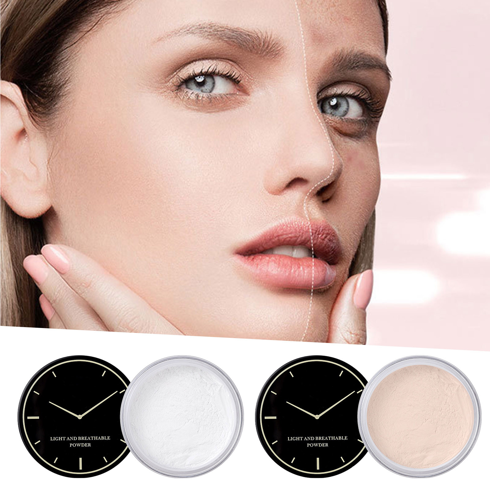 Hkkeartt Loose powder Makeup Translucent Makeup Clearance Items Under 3