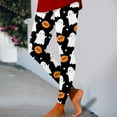 thumbnail image 1 of Hkoxplj Halloween Leggings for Women Cotton Blend High Waist Printed Leggings Bat Ghost Pumpkin Funny Novelty Casual Workout Stretch Pants Festival Party Tights All Season Athletic Leggings, 1 of 6