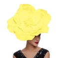 thumbnail image 1 of Hkoxplj Handmade Large Peony Flower Fascinator Hat Fancy Hat for Women Wedding Tea Party Kentucky Derby Hat Cocktail Church Headband and Clip Two Way Wear Elegant Formal Dress Hat Hair Accessory Hat, 1 of 3