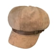 thumbnail image 1 of Hkoxplj Unisex Faux Suede Vintage 1920s Newsboy Hat 8 Panel Beret Cap Adjustable Leather Strap Flat Cap Baker Boy Cabbie Hat for Men and Women Short Brim Retro Newsboy Cap 3 Classic Colors, 1 of 3