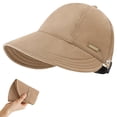thumbnail image 1 of Hkoxplj Women Lightweight Breathable Baseball Cap Short Curved Brim Sun Hat UV Protection Adjustable Metal Buckle Outdoor Sports Hat Solid Color Summer Casual Hat Unstructured Cap, 1 of 7