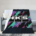 thumbnail image 1 of Hks Japanese Aftermarked Car Parts Fleece Blanket, Very Soft Microfiber Flannel Blanket for Couch Warm and Cozy for All Seasons, 1 of 6