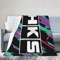 thumbnail image 1 of Hks Japanese Aftermarked Car Parts Fleece Blanket, Very Soft Microfiber Flannel Blanket for Couch Warm and Cozy for All Seasons, 1 of 6