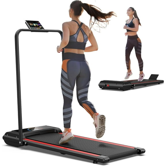 Hlaill Electric Walking Exercise Treadmill, Grey, 240 lb