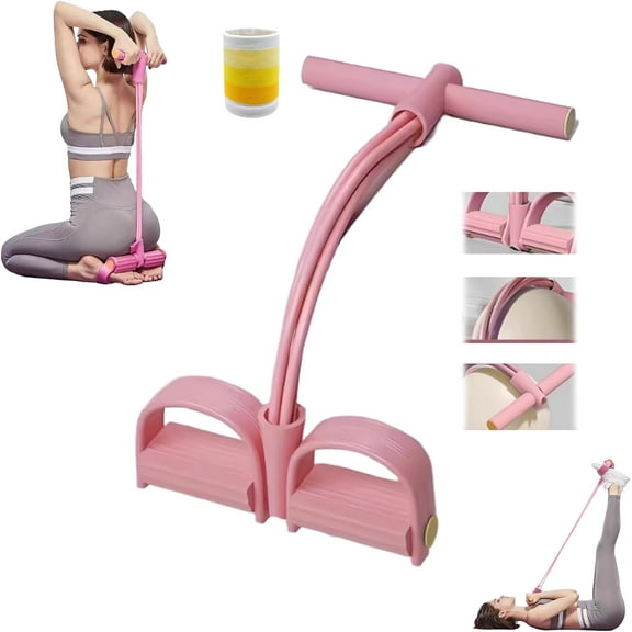 Hllpro Resistance Bands, Hllpro Gentle Fit, Figure 8 Resistance Band, Multi-Functional Sit up Rope for Home Gym Equipment