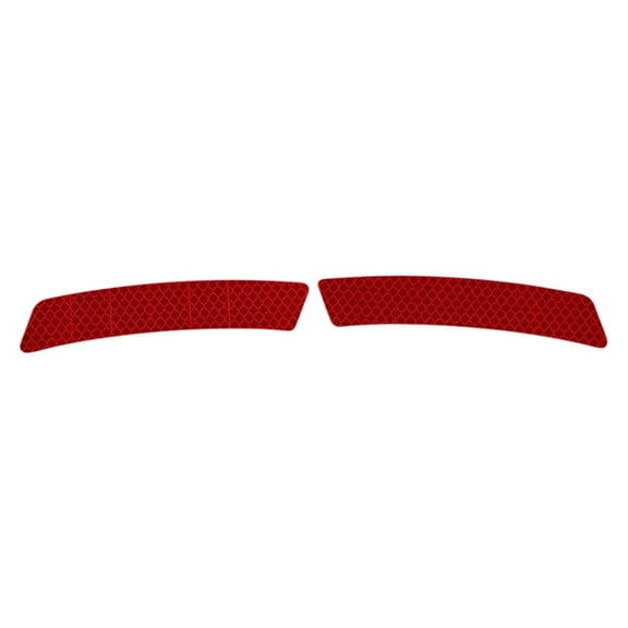 Hloma 1 Pair Reflective Car Door Edge Anti-Collision Guard Strips Warning Stickers