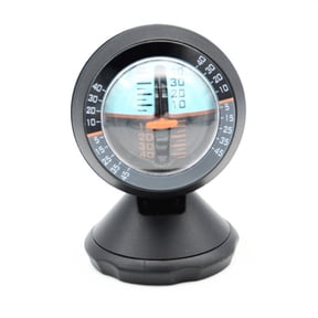Hloma Car Inclinometer Gradient Balancer Declinator Angle Slope Level Meter Gauge