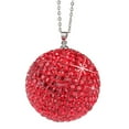 thumbnail image 1 of Hloma Car Rear View Mirror Rhinestones Ball Pendant Hanging Ornament Interior Decor, 1 of 8