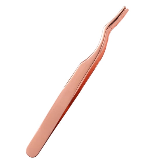 Hloma Eyelash Tweezers Mini Auxiliary Clamp Stainless Steel Eyelash Extension Curler Nipper Makeup Tools