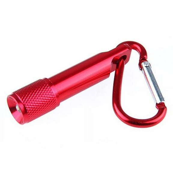 Hloma Outdoor Mini LED Flashlight Carabiner Clip Keychain Portable Sports Torch Lamp