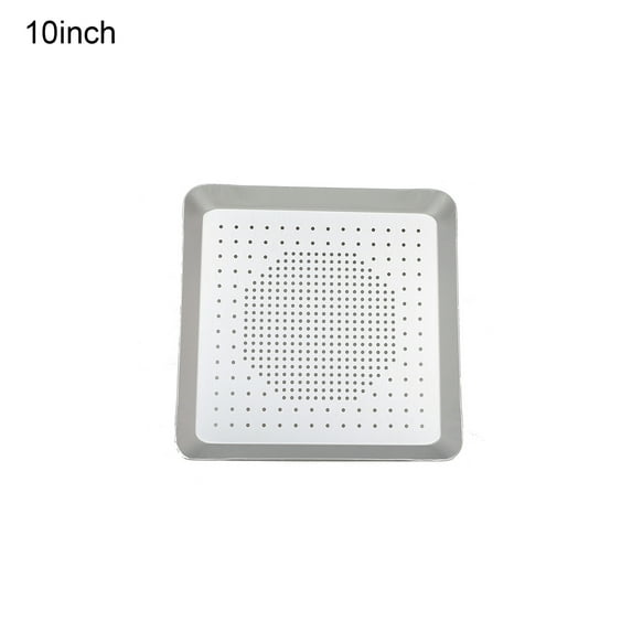 Hloma Pizza Pan Square Non-Stick Aluminium Alloy 8 Inch-16 Inch Heat Resistant Punching Pizza Baking Pan Tray Kitchen Tools for Home