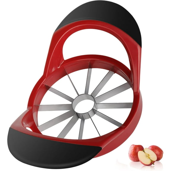 Apple Slicer, 4.72 Inch Apple Corer and Slicer - Apple Cutter with 12 Sharp Blades, Apple Corer Tool - Easy Gadgets$$Home Decor, Kitchen, & Other