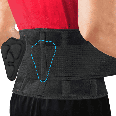 Hlthair Back Brace for Lower Back Pain, Back Brace with Lumbar Pad, Back Support Belt for Women & Men, L