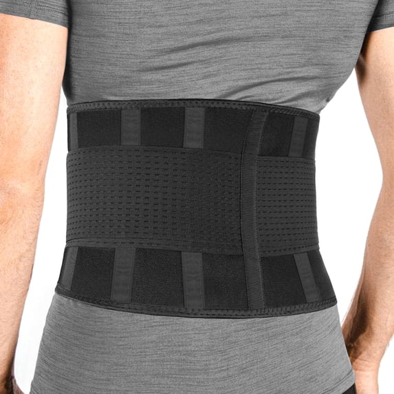 Hlthair Back Brace for Lower Back Pain, Back Brace with Lumbar Pad, Back Support Belt for Women & Men, S
