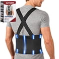thumbnail image 1 of Back Brace for Lower Back Pain Back Support Brace Relief with 4 Stays, Breathable Back Support Belt for Heavy Lifting Work, M, 1 of 8