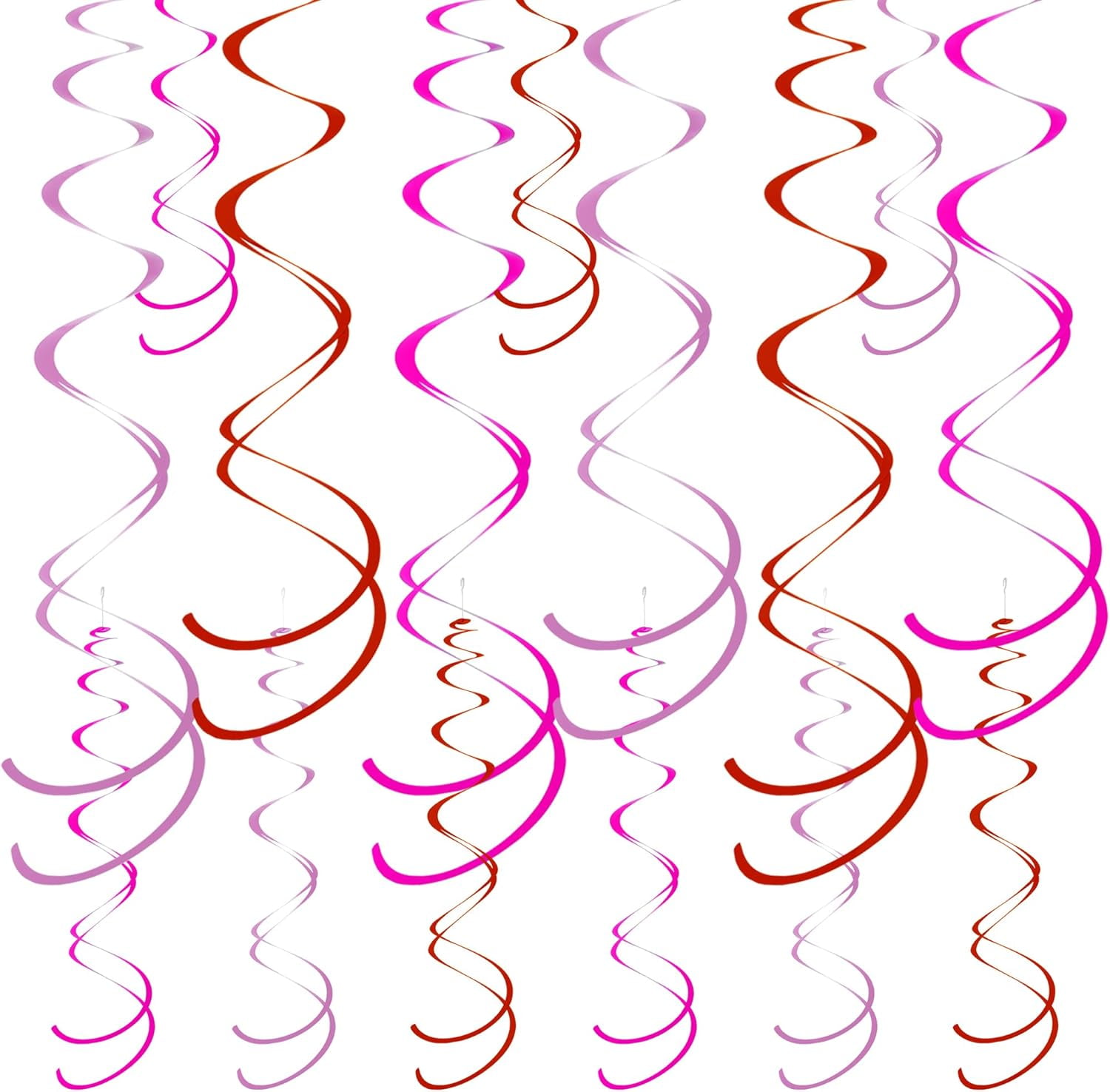 Hltpt Gold Ceiling Swirl Foil Decorations Hanging Plastic Streamer ...
